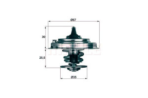 Termostat Vw 82c 97- Mahle