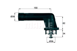 Termostat Bmw 95c M43 E34 36 Mahle