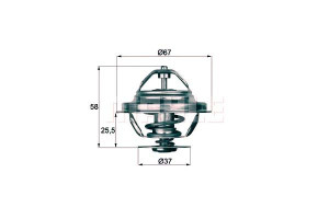 Termostat Mercedes 80c Mahle