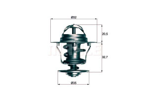 Termostat Ford 88c Escort Fiesta Mahle