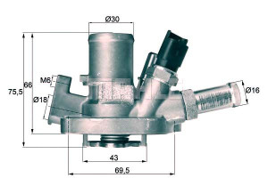 Termostat Fiat 80c 1,4 Mahle