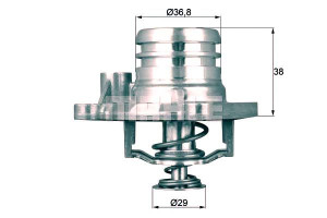 Termostat Opel 92c Agila Mahle