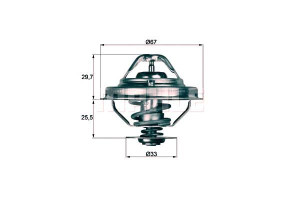 Termostat Bmw 80c Opel Land Rover Mahle
