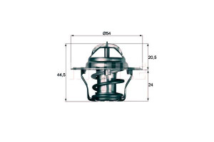 Termostat Alfa Romeo Nissan Opel Subaru Mahle