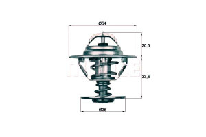 Termostat Audi Isuzu Jaguar Mazda Saab Mahle