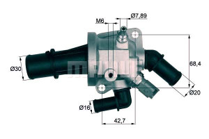 Termostat Fiat 88c 1,3m-jet Mahle