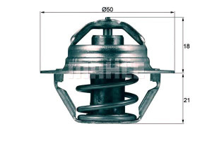 Termostat Renault 89c Dacia Opel Mahle