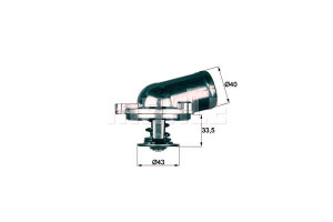 Termostat Mercedes 87c M111 Mahle