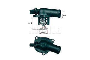 Termostat Vw 109c Golf Iv Bora 1,6fsi 01- Mahle