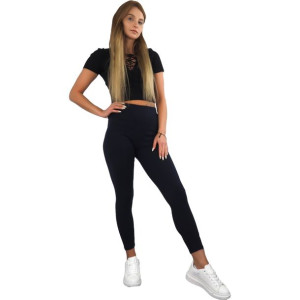 Legginsy Damskie 1szt. Xy 7129 Granatowy 2xl/3xl