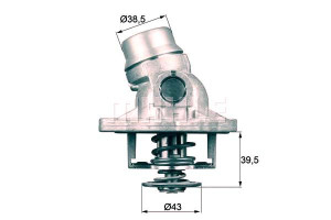 Termostat Bmw 88c E65 E68 4,0d 4,5d Mahle