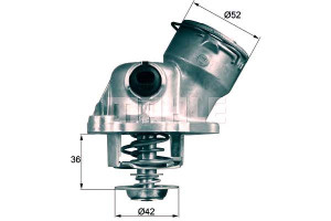 Termostat Mercedes 100c W164 W463 5,0 Mahle