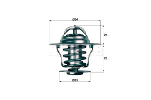 Termostat Mahle 801587 6 17907500 133587j