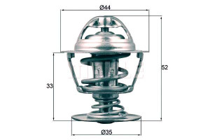 Termostat Citroen 88c 2,7hdi 3,0hdi 407 Mahle