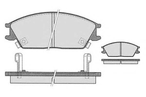 Klocki Hamulcowe Hyundai Accent 94- Maff