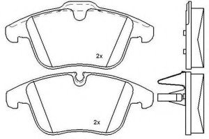 Klocki Hamulcowe Citroen C5 08- Maff