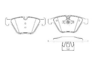 Klocki Hamulcowe Bmw3 E90 -11 Maff