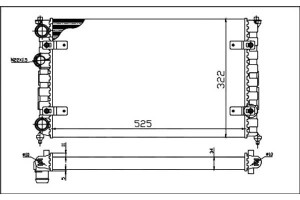 Chłodnica Silnika Depo 6k0121253 K P