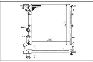 Chłodnica Silnika Depo 7701034768 180750n 8mk37672