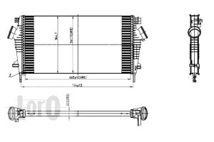 Intercooler Depo 1302647 13241751