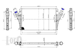 Intercooler Depo 6302041 24418366