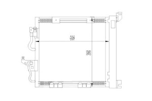 Skraplacz Klimatyzacji Opel Astra H 03/04-01/10 De