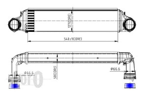 Intercooler Depo 7789793 1751 7793370