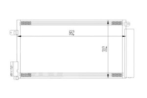 Skraplacz Klimatyzacji Opel Corsa D 10/06- Depo