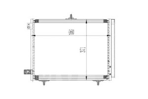 Skraplacz Klimatyzacji Citroen C3 02-05 Depo
