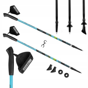 SPOKEY Kije Kijki Nordic Walking Regulowane 105-135 cm
