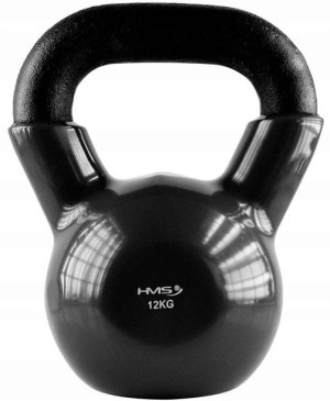 HMS Kula Hantla Kettlebell Żeliwna Winylowa 12 kg