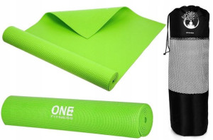 Mata Do Ćwiczeń Fitness Jogi 173x61 cm + Pokrowiec