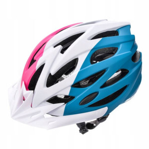 METEOR Kask Rowerowy Regulowany z Daszkiem