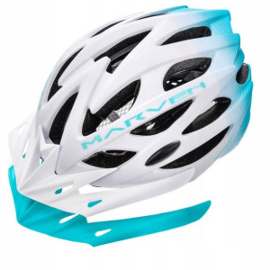 METEOR Kask Rowerowy Regulowany z Daszkiem Szosowy
