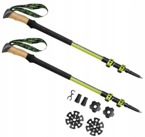 SPOKEY Kije Trekkingowe Składane FastFit 105-135cm