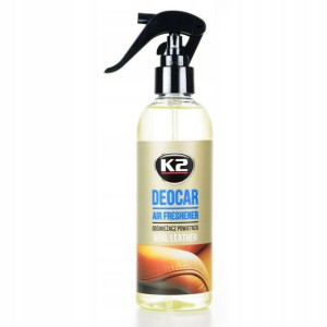K2 DEOCAR zapach samochodowy, do domu REAL LEATHER