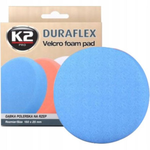 K2 Duraflex Gąbka Polerska Twarda Rzep 150mm