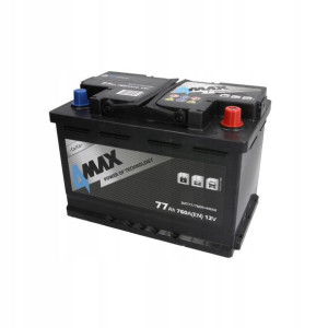 Akumulator 4MAX ECOLINE 77Ah 760A P+