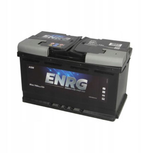 Akumulator ENRG START&STOP AGM 80Ah 760A P+