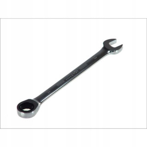 Klucz płasko-oczkowy zapadkowy 11mm dł. 165mm TOPT