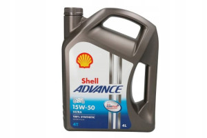 Olej do silników 4T SAE 15W50 SHELL Ultra 4 4l SN