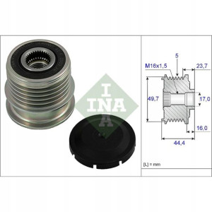Koło pasowe alternatora MERCEDES A 1.7D 07.98-08.0