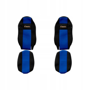 Pokrowce na siedzenia MAN TGX , F-CORE PS28 BLUE