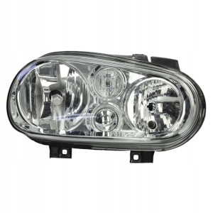 Reflektor P VW GOLF IV H1/H7, elektryczny, chrom