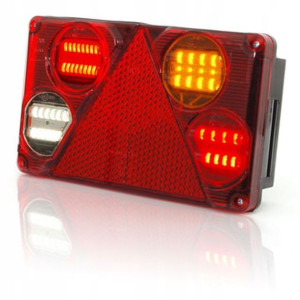 Lampa tył zespolona prawa LED 12-24V z trójkątem o