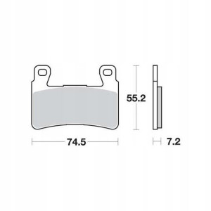 Klocki hamulcowe MCB703 LUCAS organic