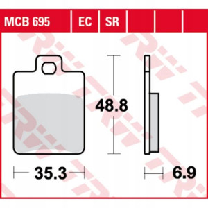 Klocki hamulcowe przód/tył CPI GTR; DERBI SONAR; G