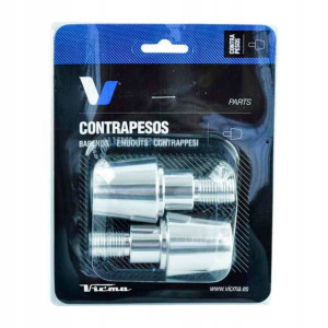 Końcówki kierownicy 13,5mm Srebrny Vicma VIC-618PL