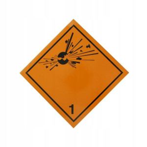 Nalepka ADR Nr 1 CARGOPARTS CARGO-T074
