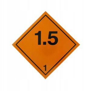 Nalepka Adr Nr 1,5 Cargoparts Cargo-t076